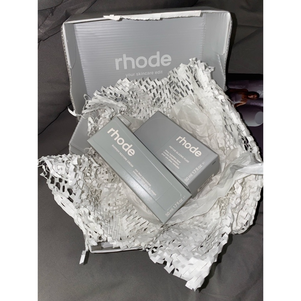 Rhode Skin Barrier Restore Cream & Peptide Glazing Fluid